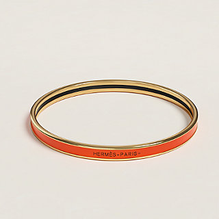 【Bracelet Uni】HERMES★エナメルブレスレット★ユニ Silver Bracelet Uni】HERMES☆エナメルブレスレット☆ユニ Silver